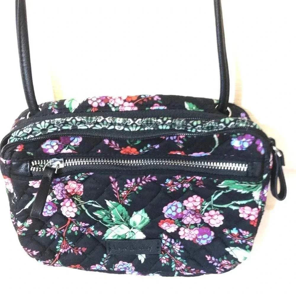 Vera Bradley Floral Print Boho Summer Crossbody Bag